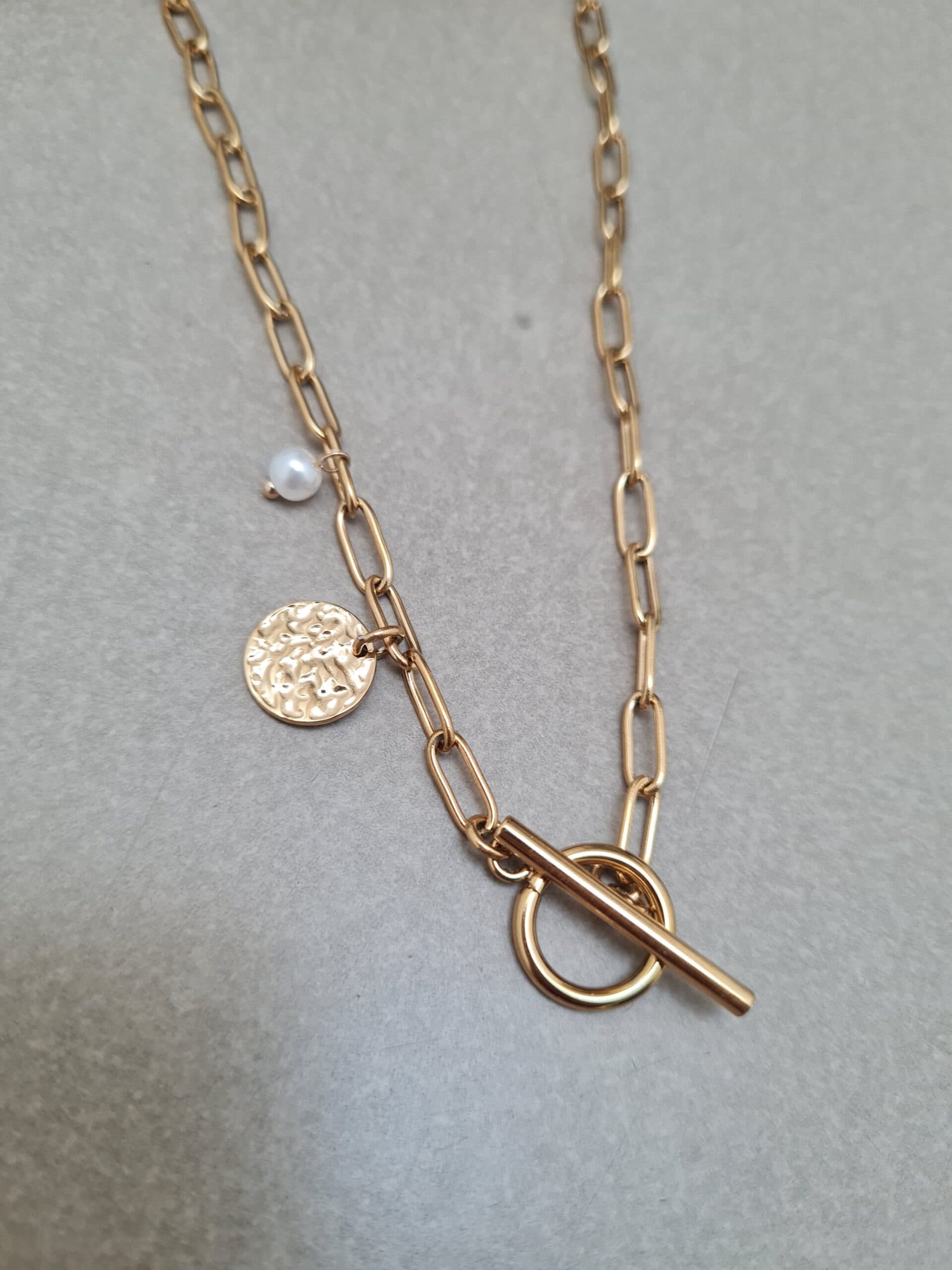 Ketting met sluiting onderaan