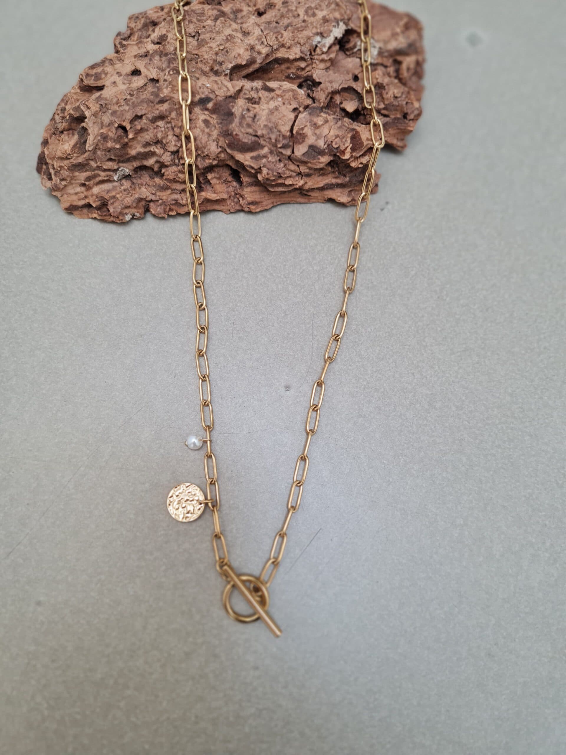 Ketting met sluiting onderaan