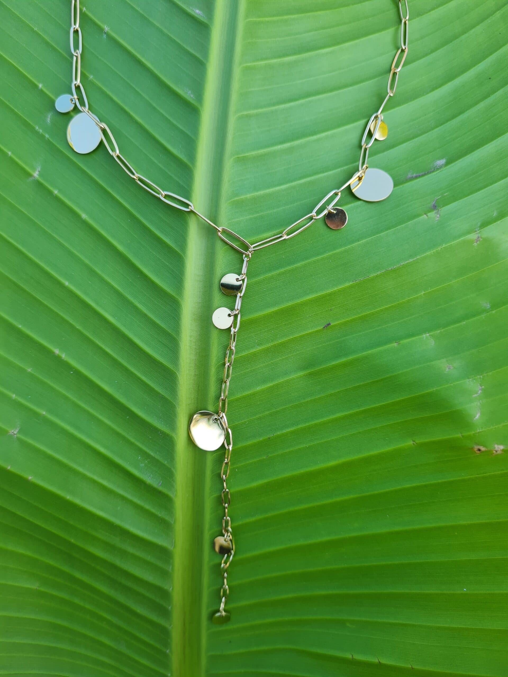 Ketting goud lang met bedels