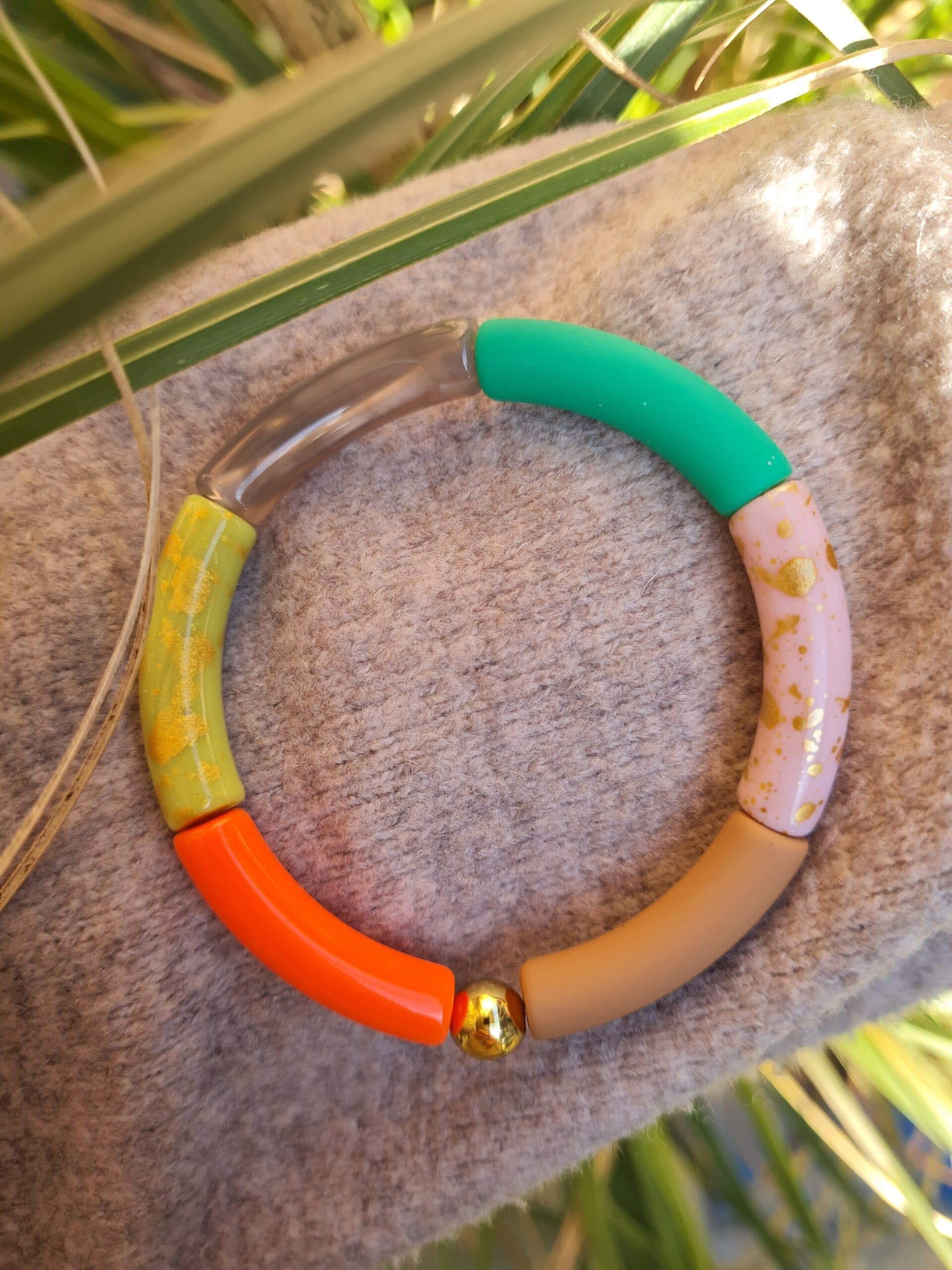 Armband cube kleurrijk