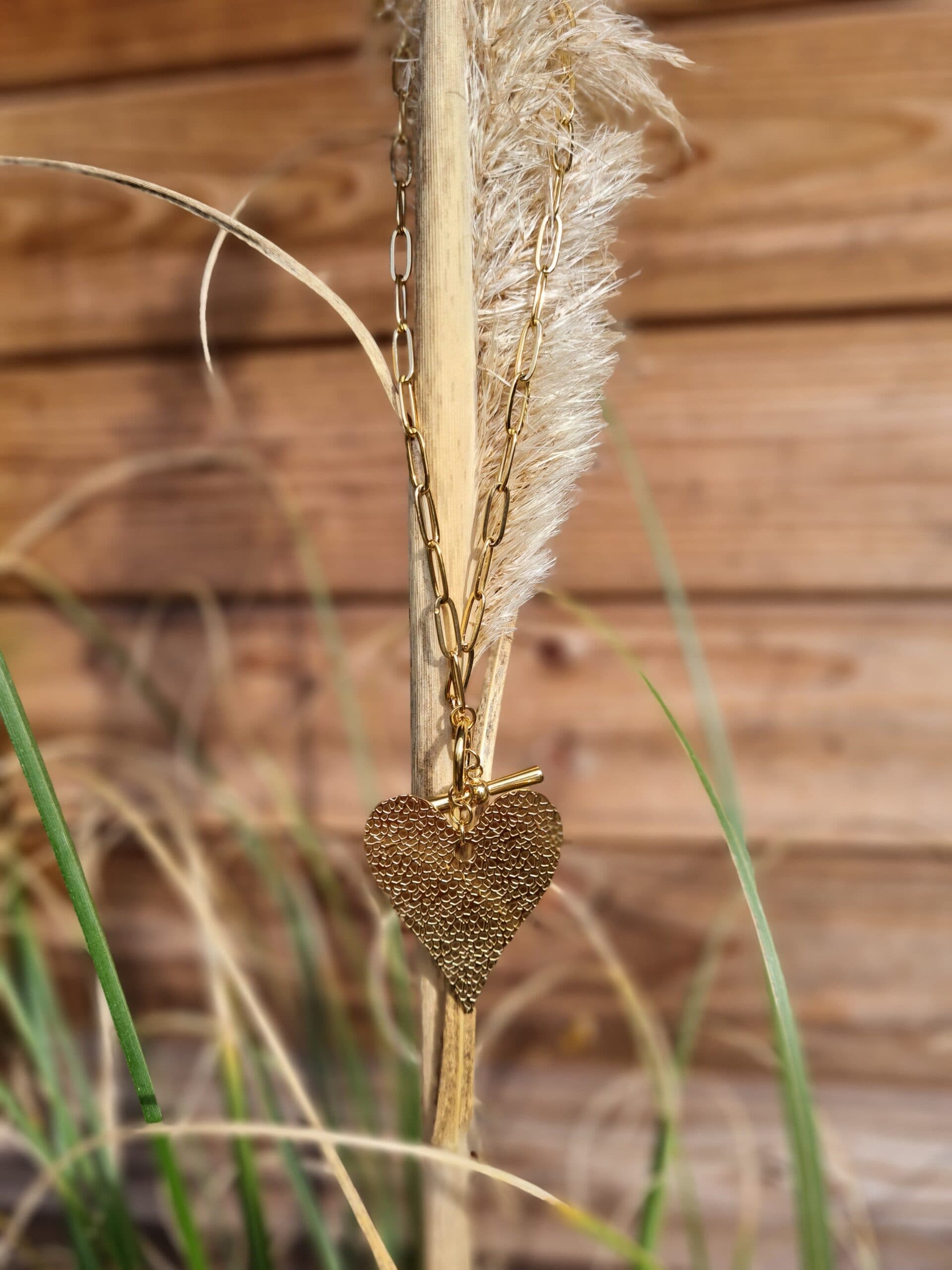 Lange ketting (40cm) met hart